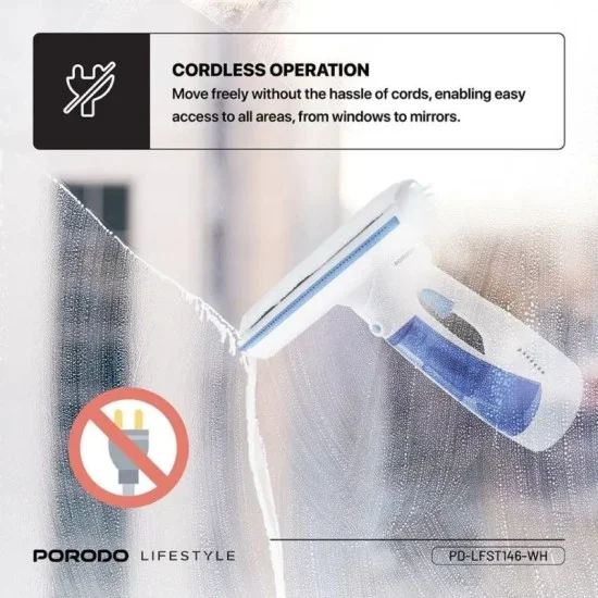 Porodo Lifestyle Handheld Window Cleaner - White